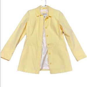 Talbots Petite Yellow All Weather Jacket Size Small Petite